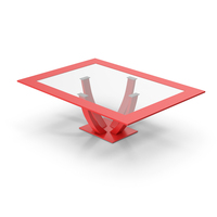 Red Coffee Table PNG & PSD Images