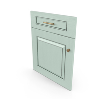 Kitchen Facade Classic Patina Turquoise PNG & PSD Images
