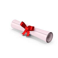 Red Scroll Certificate PNG & PSD Images
