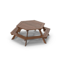 Wooden Picnic Table PNG & PSD Images