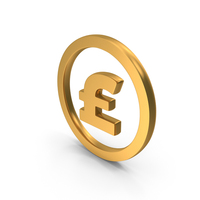 Pound Coin Currency Icon Gold PNG & PSD Images