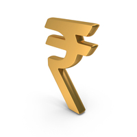 Gold Rupee Money Icon PNG & PSD Images