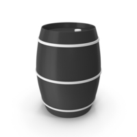 Black Cartoon Barrel PNG & PSD Images