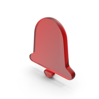 Red Glass Bell Icon PNG & PSD Images