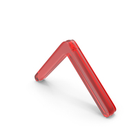 Red Glass Up Arrow Symbol PNG & PSD Images