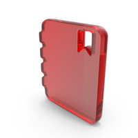 Red Glass Phone Contact List Symbol PNG & PSD Images