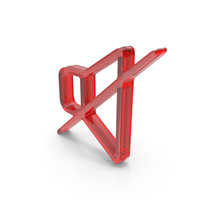 Speaker Audio Mute Logo Glass PNG & PSD Images