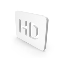 High Definition HD Logo White PNG & PSD Images