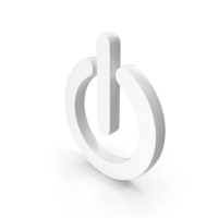 Power Icon Logo White PNG & PSD Images