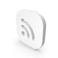 RSS Wifi Icon White PNG & PSD Images