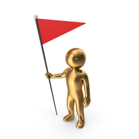 Gold Stickman At Checkpoint PNG & PSD Images