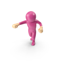 Pink Stickman Boxing PNG & PSD Images