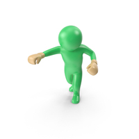 Green Stickman Boxing PNG & PSD Images