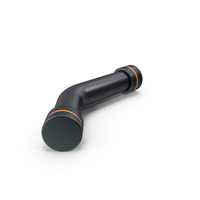 Scifi Pipe Black Metal New PNG & PSD Images