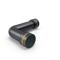 Scifi Pipe Black Metal New PNG & PSD Images