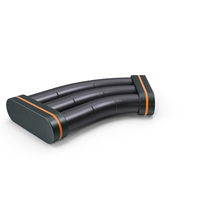 Scifi Pipe Black Metal New PNG & PSD Images