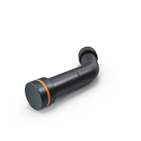 Scifi Pipe Black Metal New PNG & PSD Images