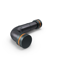 Scifi Pipe Black Metal New PNG & PSD Images
