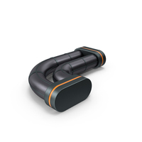 Scifi Pipe Black Metal New PNG & PSD Images