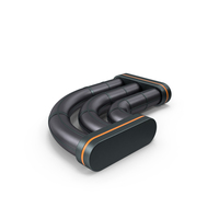 Scifi Pipe Black Metal New PNG & PSD Images