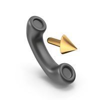 Dark Call Outgoing Icon PNG & PSD Images
