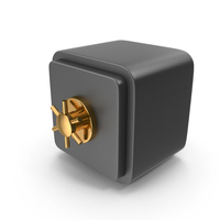 Dark Closed Safety Locker Icon PNG & PSD Images