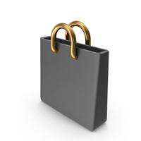 Dark Shopping Bag Icon PNG & PSD Images