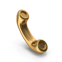 Gold Call Icon PNG & PSD Images