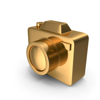 Gold Camera Icon PNG & PSD Images