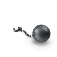 Prisoner Ball And Chain Open Lock PNG & PSD Images