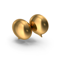 Gold Chat Bubbles Icon PNG & PSD Images