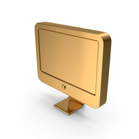 Gold Computer Icon PNG & PSD Images