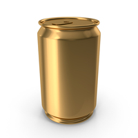 Gold Drink Can Icon PNG & PSD Images