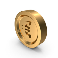 Gold Euro Coin Icon PNG & PSD Images