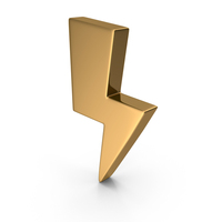 Gold Flash Icon PNG & PSD Images
