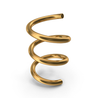 Gold Helix PNG & PSD Images