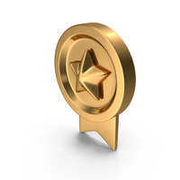 Gold Medal Icon PNG & PSD Images