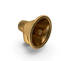 Gold Megaphone Icon PNG & PSD Images