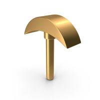Gold Pick Axe Icon PNG & PSD Images