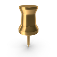 Gold Pin Icon PNG & PSD Images
