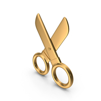 Gold Scissors Icon PNG & PSD Images