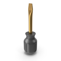 Gold Screw Driver Icon PNG & PSD Images