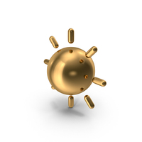 Gold Sun Icon PNG & PSD Images