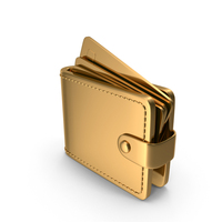 Gold Wallet Icon PNG & PSD Images