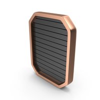 Black & Rose Gold Frame PNG & PSD Images