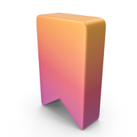 Gradient BookMark Icon PNG & PSD Images