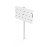 White Wood Signboard PNG & PSD Images