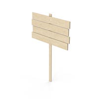 Beige Wood Signboard PNG & PSD Images