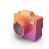 Camera Gradient Icon PNG & PSD Images