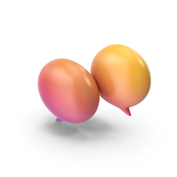 Gradient Chat Bubbles Icon PNG & PSD Images